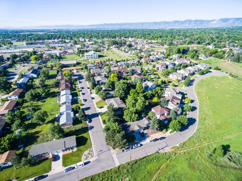 Residential houses in Caledon.